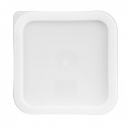 Couvercle carré blanc petit Hygiplas CF049 Hygiplas