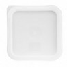 Couvercle carré blanc petit Hygiplas CF049 Hygiplas