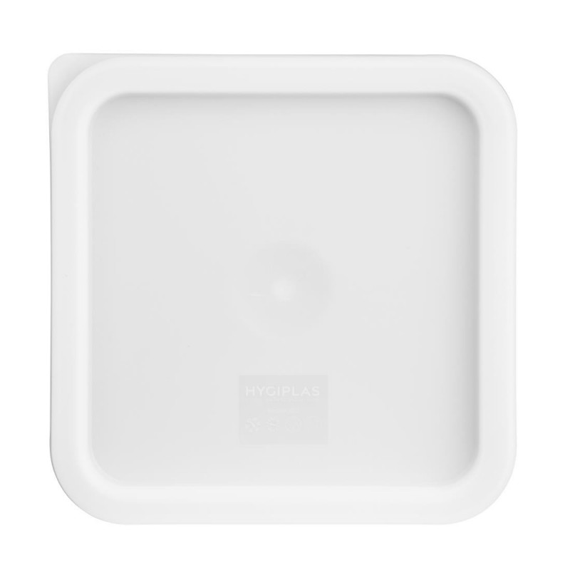 Couvercle carré blanc moyen Hygiplas CF050 Hygiplas Couvercle carré blanc moyen Hygiplas CF050 Hygiplas