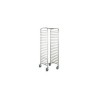 Echelle pâtissière en inox plaques 400 x 600 mm entrée 400 mm 20 niveaux AMINOX 500032