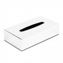 Boîte à mouchoirs rectangulaire Bolero chrome brillant CF121 Bolero