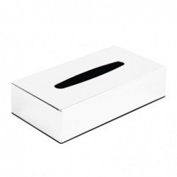 Boîte à mouchoirs rectangulaire Bolero chrome brillant CF121 Bolero