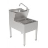 Lavabo mains 50 kg Combisteel 500 x 700 x 850/450 mm 7013.0765