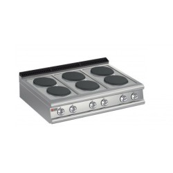 Plaque de cuisson 6 plaques électriques Gamme 700 Baron 70QPCE120