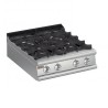 Plaque de cuisson top 4 feux vifs gaz gamme 700 Baron 70QPCG801
