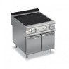 Plaque de cuisson induction 4 zones sur placard neutre gamme 700 Baron 70QPCVIND800