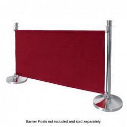 Barrière en toile Bolero rouge CF138 Bolero