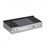 Plaque de cuisson top 4 feux vifs gaz et plaque coup de feu Gamme 900 Baron 90QTPG161