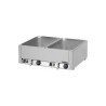 Double bain-marie GN 1/1 avec 2 robinets de vidange CASSELIN CBMDV