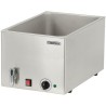 BAIN-MARIE AVEC ROBINET DE VIDANGE GN 1/1 - 200 MM CASSELIN CBMV1B200
