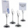 Supports à pince inox pour numéros de table 105mm (Lot de 4) CF308 APS