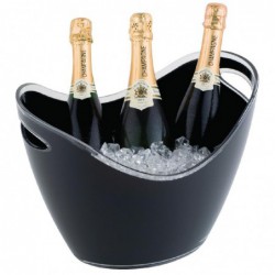 Seau à vin ou champagne APS noir 3 bouteilles CF311 APS