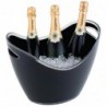 Seau à vin ou champagne APS noir 3 bouteilles CF311 APS