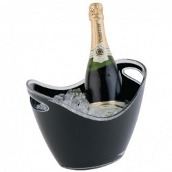 Seau à vin ou champagne APS noir 2 bouteilles CF312 APS