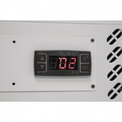 Vitrine réfrigérée de comptoir blanche Polar Série C 100L CC666