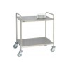 Chariot en inox 2 plateaux CASSELIN CCI2