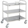 Chariot en inox 3 plateaux CASSELIN CCI3