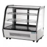 Vitrine réfrigérée de comptoir noire Polar Série G 120L CD229