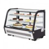 Vitrine réfrigérée de comptoir noire Polar Série G 160L CD230
