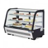 Vitrine réfrigérée de comptoir noire Polar Série G 160L CD230