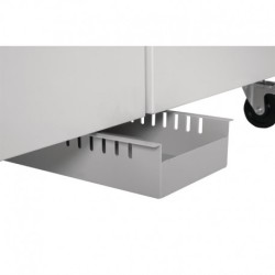 Armoire réfrigérée négative GN double porte Polar blanche Série G 1200L CD616 Polar