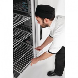 Armoire réfrigérée négative GN double porte Polar blanche Série G 1200L CD616 Polar
