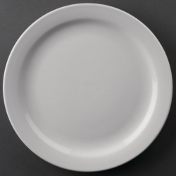 Assiettes à bord étroit Olympia Athena 226mm (Lot de 12) CF363 Olympia