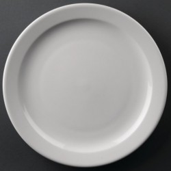 Assiettes à bord étroit Olympia Athena 254mm (Lot de 12) CF364 Olympia