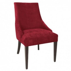 Chaises de restauration Bolero Finesse rouge foncé (lot de 2) CF368 Bolero