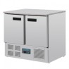 TABLE RÉFRIGÉRÉE POSITIVE PLAN DE TRAVAIL EN MARBRE POLAR SÉRIE G 2 PORTES 240L CL108