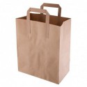 Sacs en papier Compostable marron 255 x 215mm (Lot de 250) CF591 Fiesta