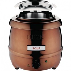 Marmite à soupe 10L Buffalo finition cuivre CP851
