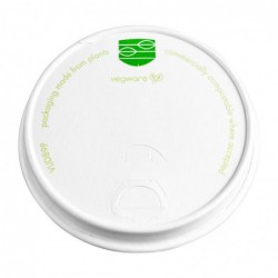 Couvercles boissons chaudes en papier Vegware Série 89 (lot de 1000) CF887 Vegware