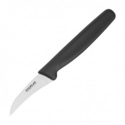 Couteau à éplucher Hygiplas noir 65mm CF899 Hygiplas