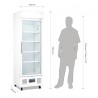 VITRINE RÉFRIGÉRÉE POSITIVE BLANCHE POLAR SÉRIE G 336L DM076