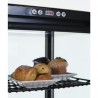 Vitrine réfrigérée avec portes incurvées Polar Série C noire 235L DP289