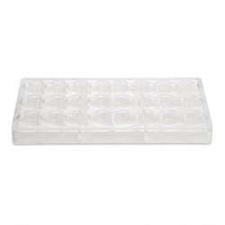Moule chocolat coeur - Taille empreinte: 33 x 31 x 15mm. 32 Piece - Schneider DW297