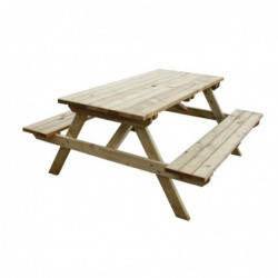 Table pique-nique en bois 1