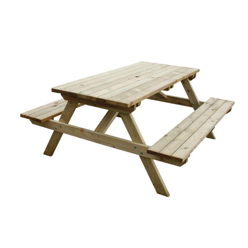Table pique-nique en bois 1 Table pique-nique en bois 1