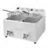 Friteuse double Buffalo - 2 x 8L 2