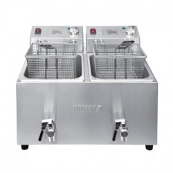 Friteuse double Buffalo - 2 x 8L 2
