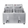 Friteuse double Buffalo - 2 x 8L 2