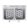 Friteuse double Buffalo - 2 x 8L 2