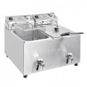 Friteuse double Buffalo - 2 x 8L 2
