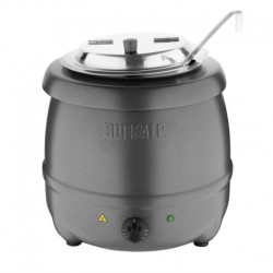 MARMITE À SOUPE BUFFALO GRIS GRAPHITE CAPACITE 10L G107