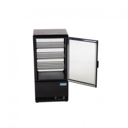 Vitrine réfrigérée positive noire Polar Série C 68L G211