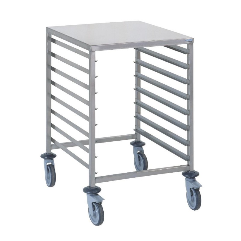 Chariot à glissières avec tablette GN2/1 Tournus 8 niveaux CG221 Tournus Chariot à glissières avec tablette GN2/1 Tournus 8 niveaux CG221 Tournus