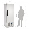 Armoire réfrigérée positive 1 porte Slimline Polar Série G 440L G590 Polar