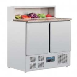 COMPTOIR DE PRÉPARATION RÉFRIGÉRÉ À PIZZAS 288L POLAR SÉRIE G G603