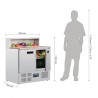 COMPTOIR DE PRÉPARATION RÉFRIGÉRÉ À PIZZAS 288L POLAR SÉRIE G G603